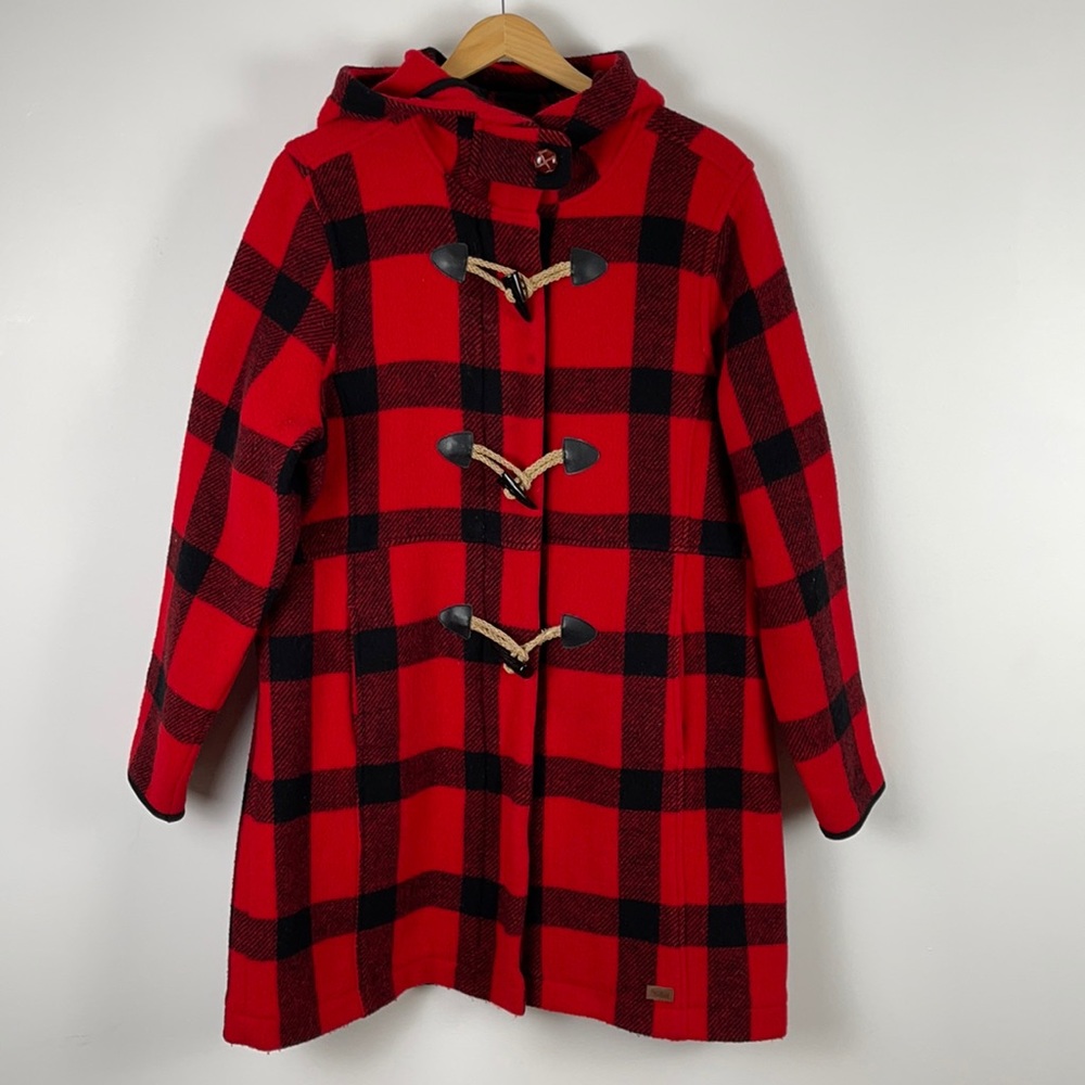 Woolrich Red and Black Plaid Jacket